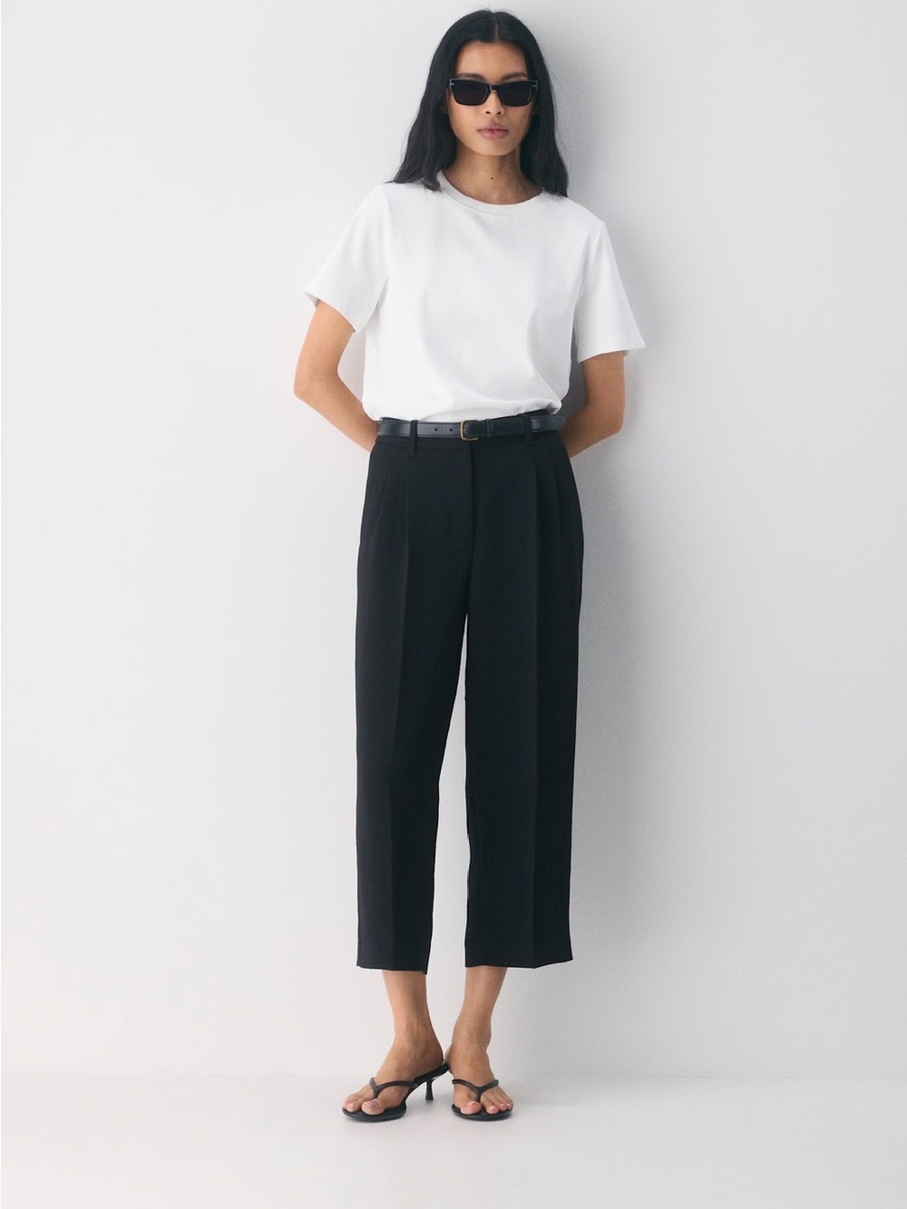 Wilfred The Effortless Pant - cropped Black - 10